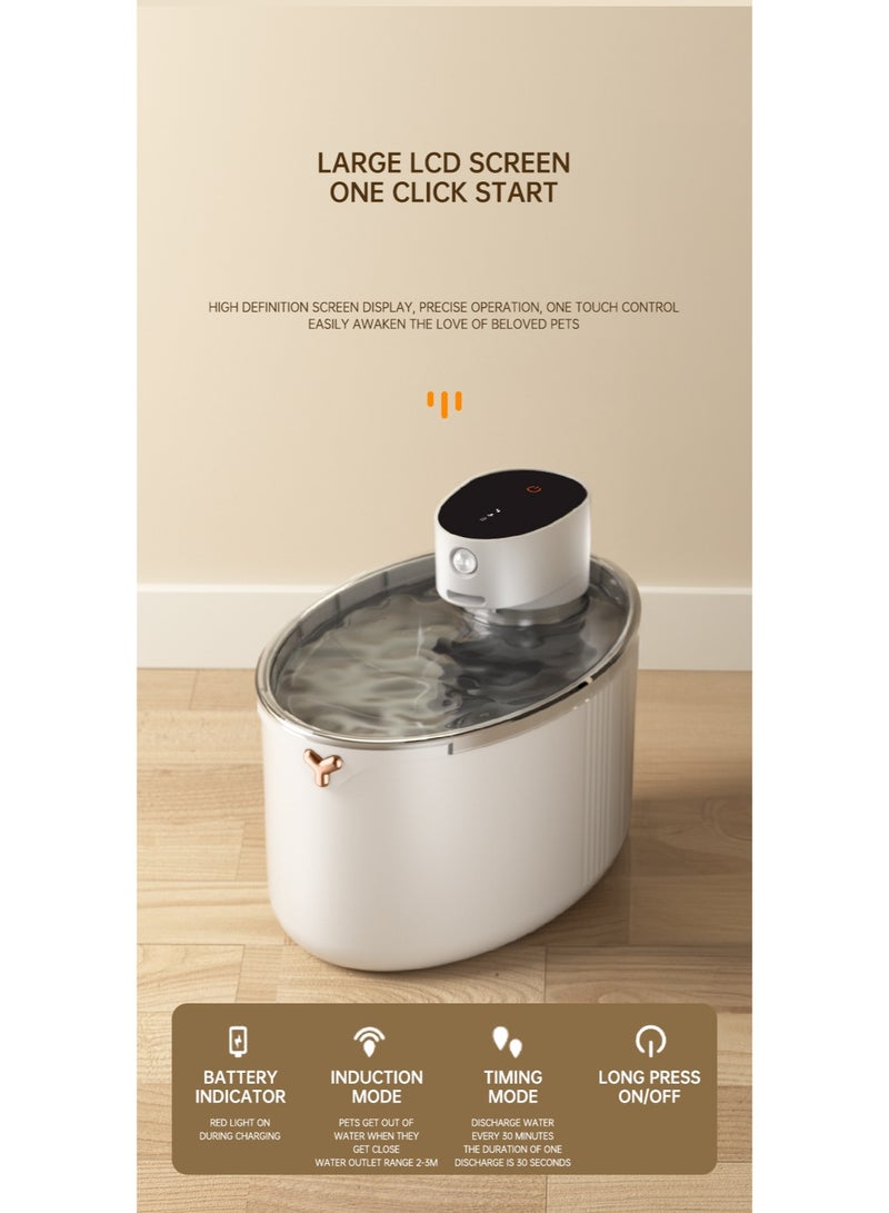 general Smart Pets Water Dispenser Cat Dog Water Dispenser Intelligence Wireless Automatic Cycle - Image 5